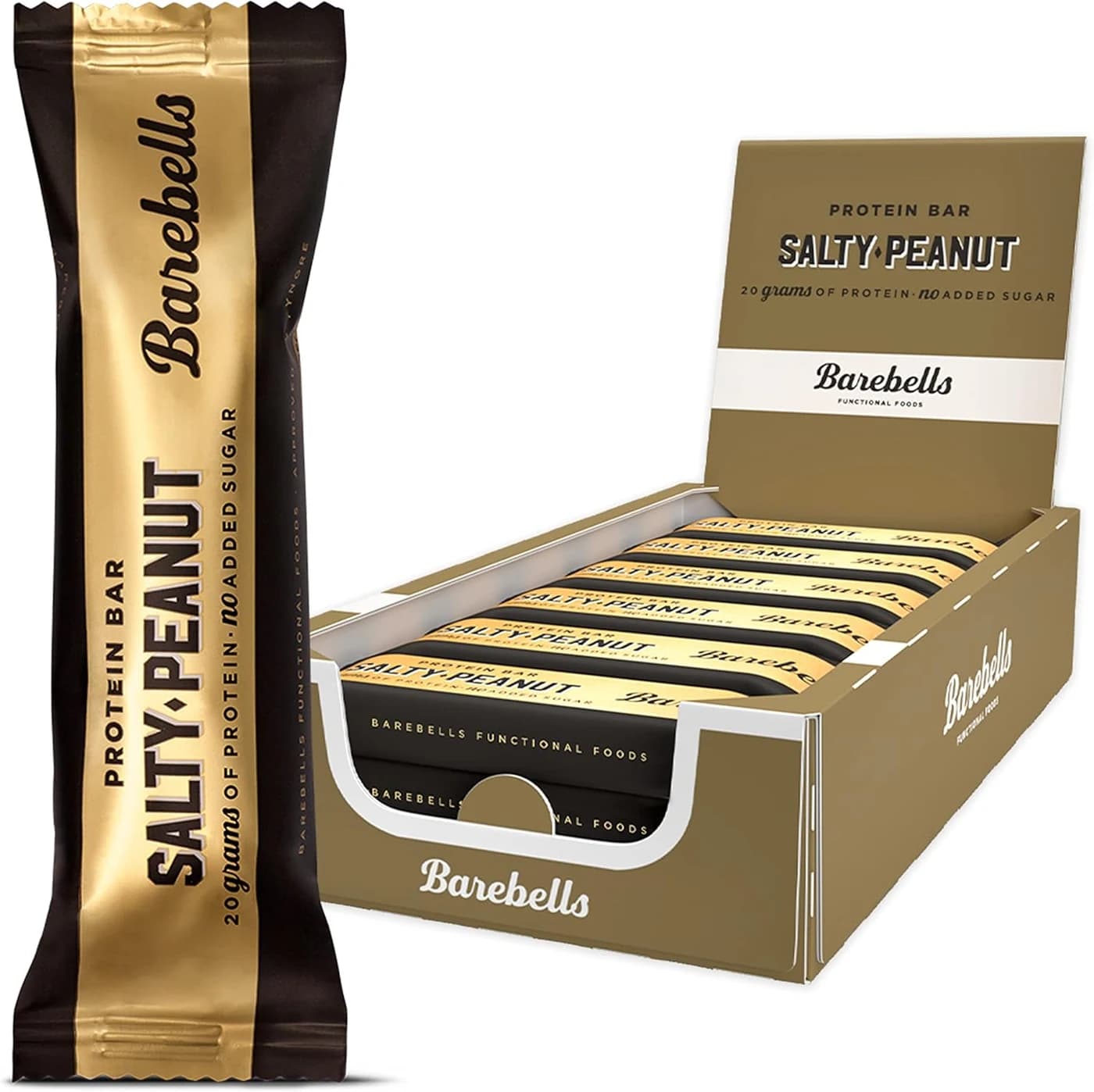 Barebells Protein Bars, Salty Peanut, 12 Bars