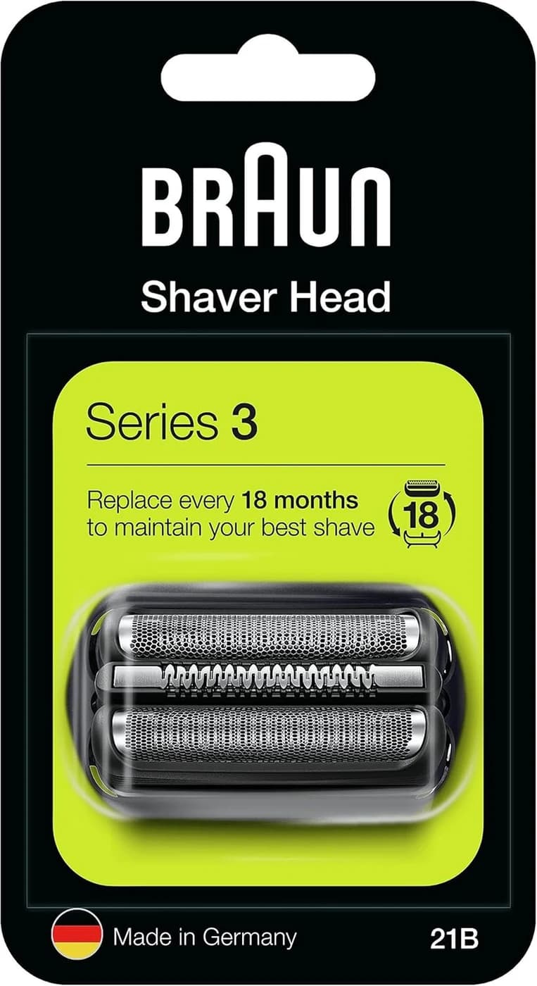 Braun Electric Shaver Head Replacement Series 3 21B