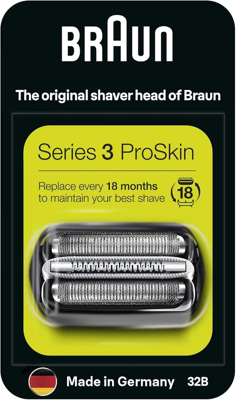 Braun Electric Shaver Head Replacement Series 3 ProSkin 32B