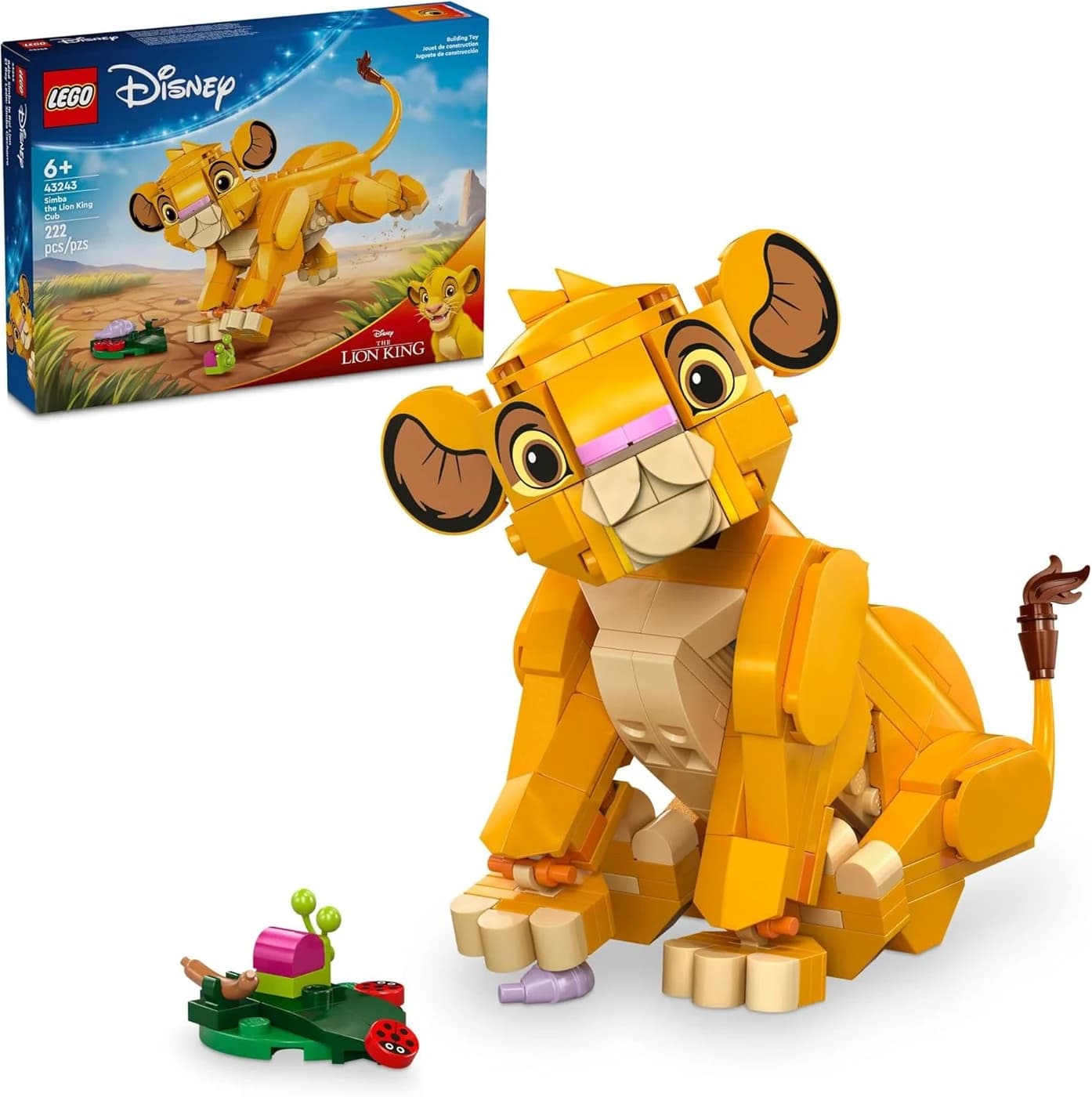 LEGO Disney Simba the Lion King Cub Building Toy 43243