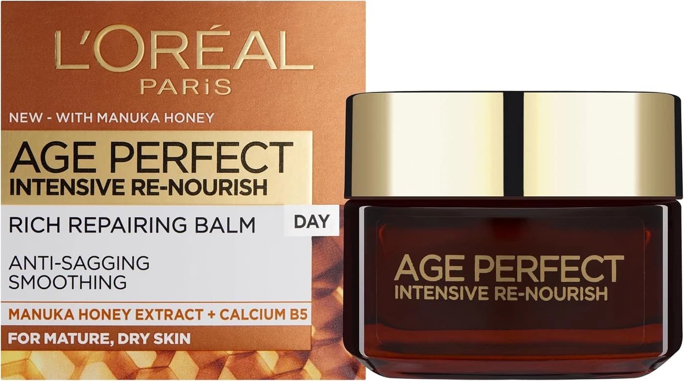 L'Oreal Paris Day Cream Age Perfect Intensive Re-nourish Manuka Honey Extract + Calcium B5 50 ml