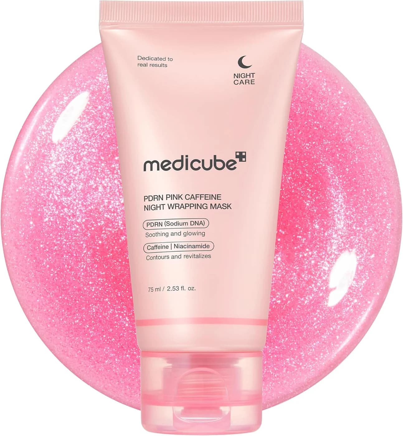 medicube PDRN Pink Caffeine Night Wrapping Mask 75 ml