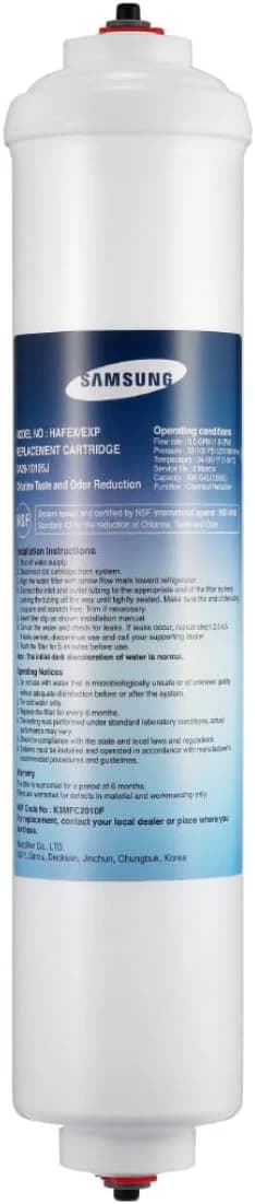 Samsung DA29-10105J External Inline Refrigerator Water Filter, Model HAFEX/EXP