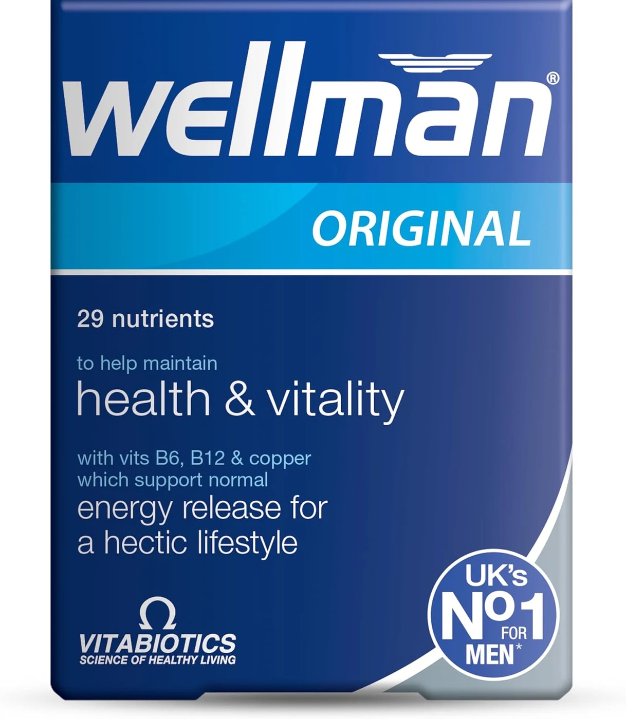 Wellman Original Multivitamin for Men, 30 Tablets